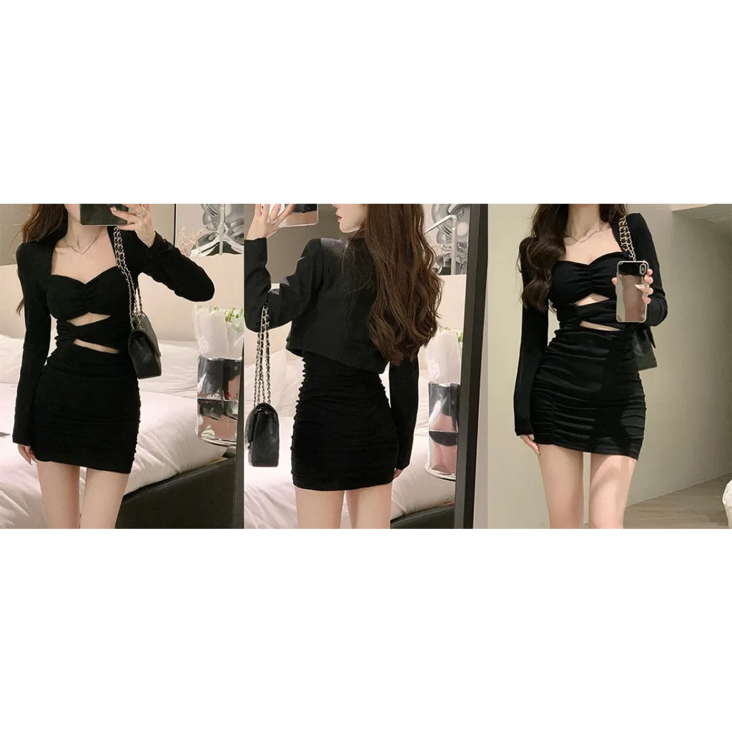 Mori Girl Lace Knit Dress