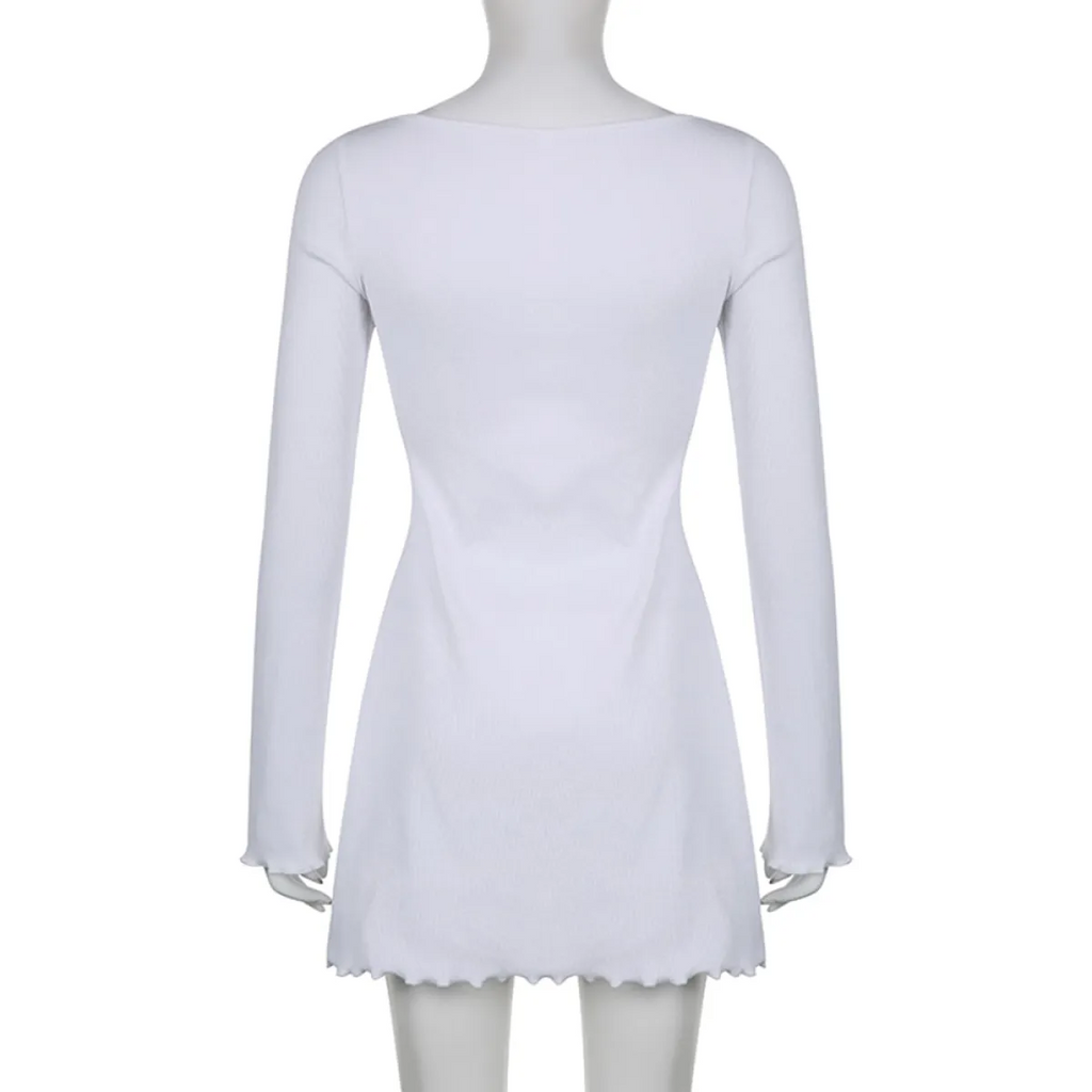 Solid Casual Knitted Dresses