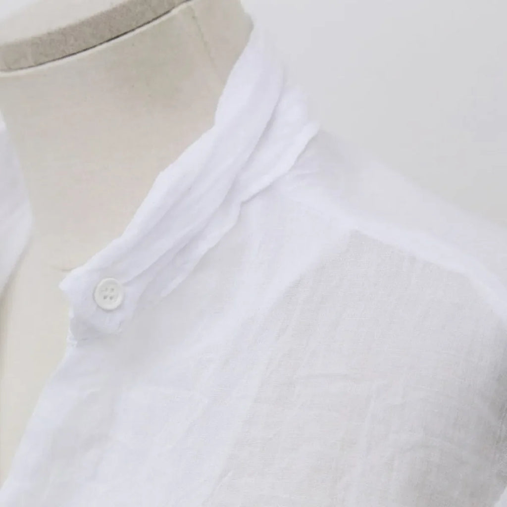Long Sleeve Linen Blouse