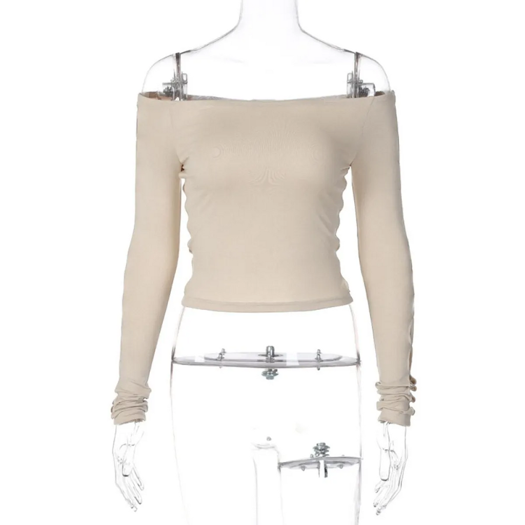 Slim Fit Solid Long Sleeve T-shirt