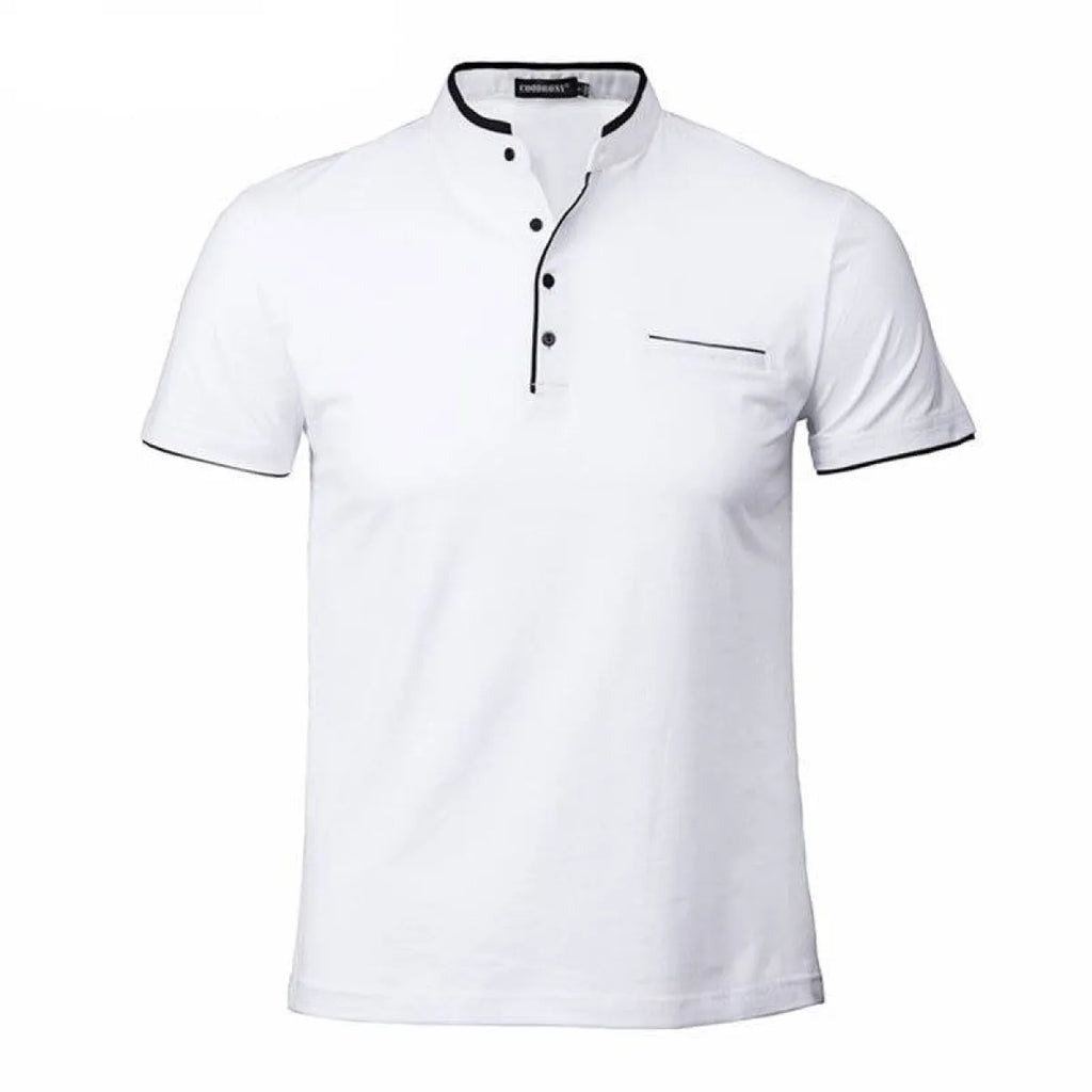 Mandarin Collar Active Shirt