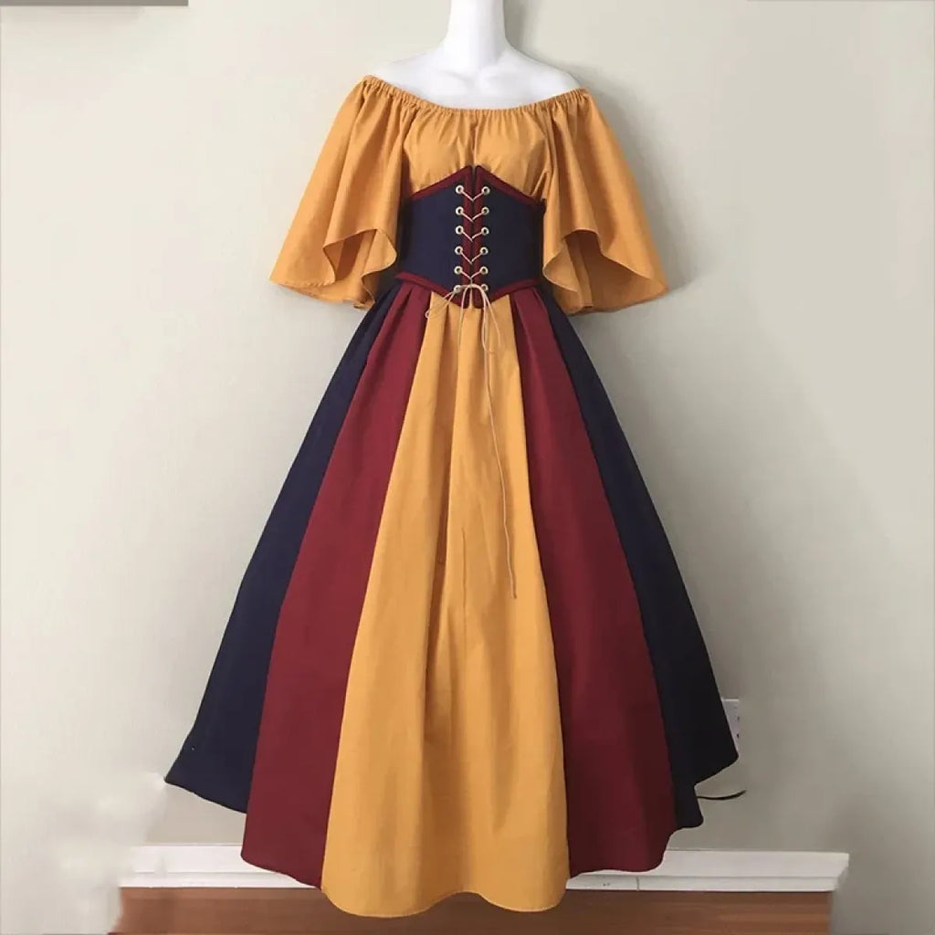 Medieval Renaissance Dress – Corset Gown, Plus Size Cosplay