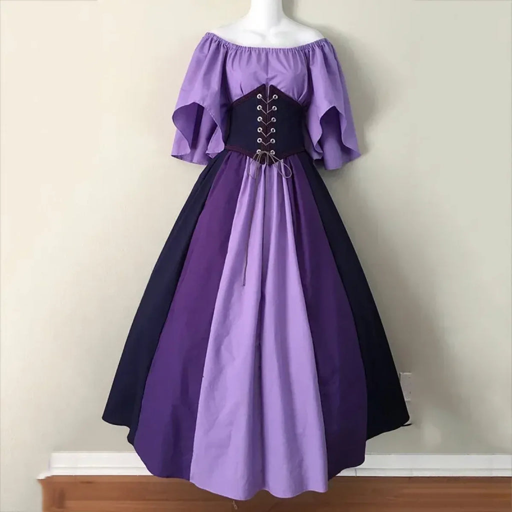 Medieval Renaissance Dress – Corset Gown, Plus Size Cosplay