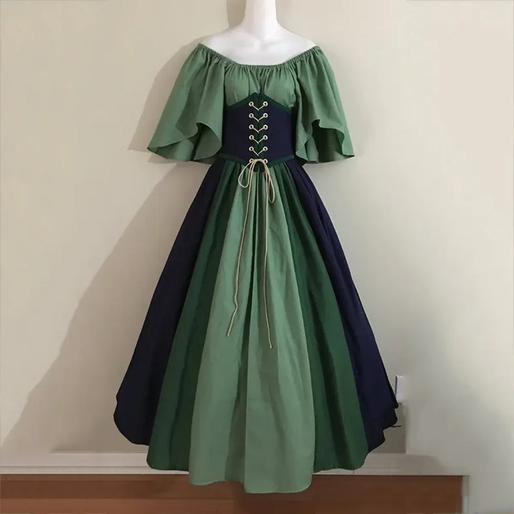 Medieval Renaissance Dress – Corset Gown, Plus Size Cosplay