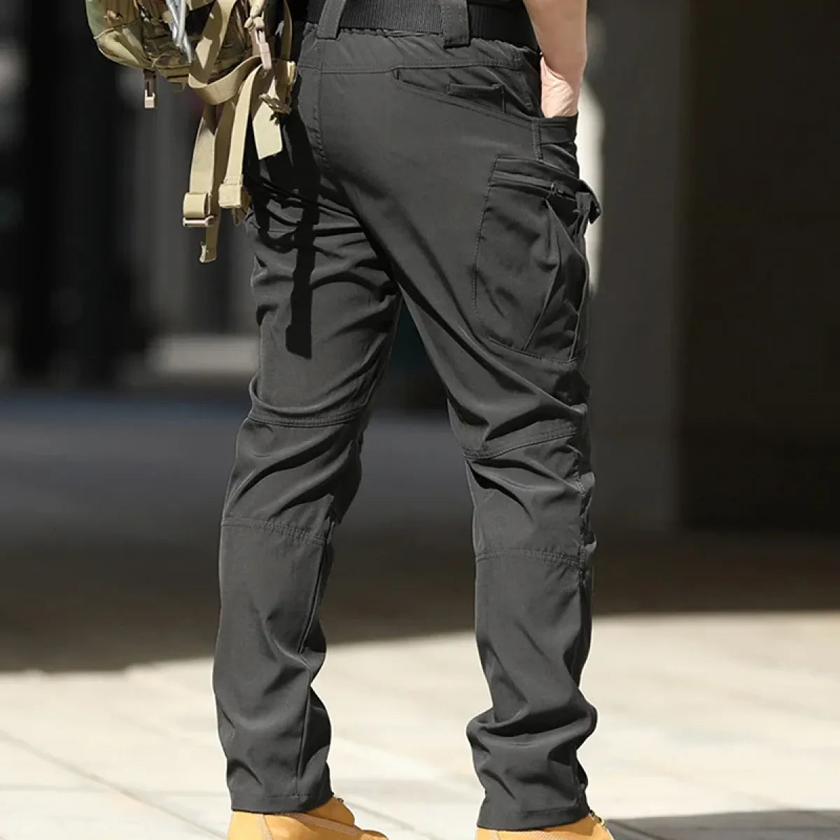 Men's Cargo Pants – Waterproof, Multi-Pocket Casual Trousers