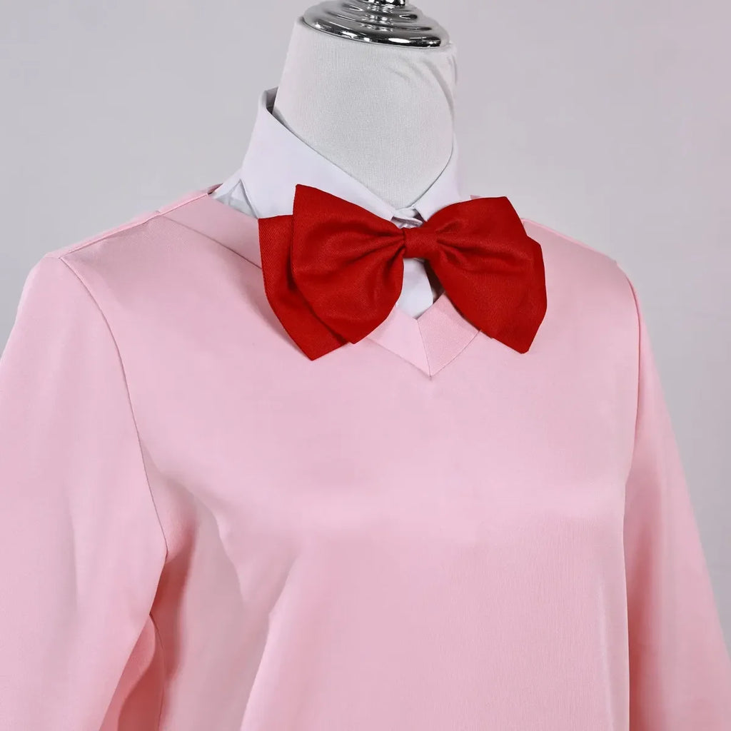 Momo Ayase Cosplay Costume – Dandadan School Uniform Set with Accessories