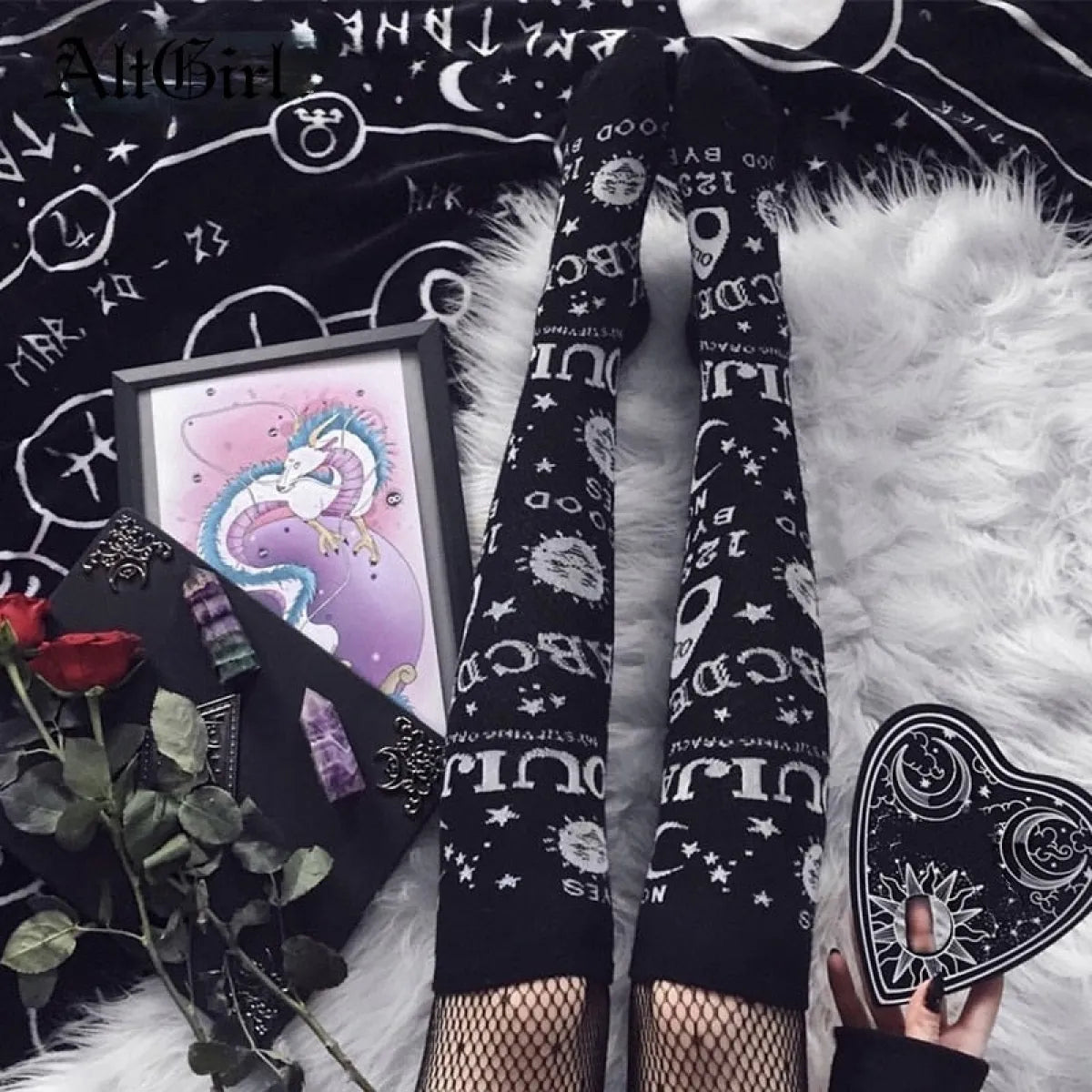 Ouija Board Socks