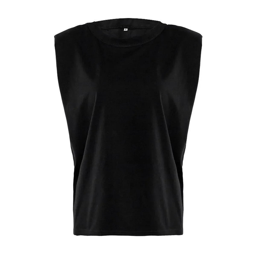 Ladies Padded Shoulder Blouse