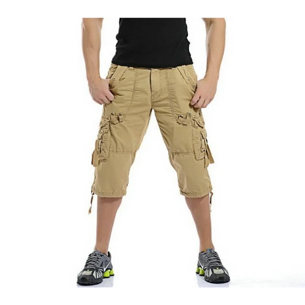 Patterned Art Textile Shorts