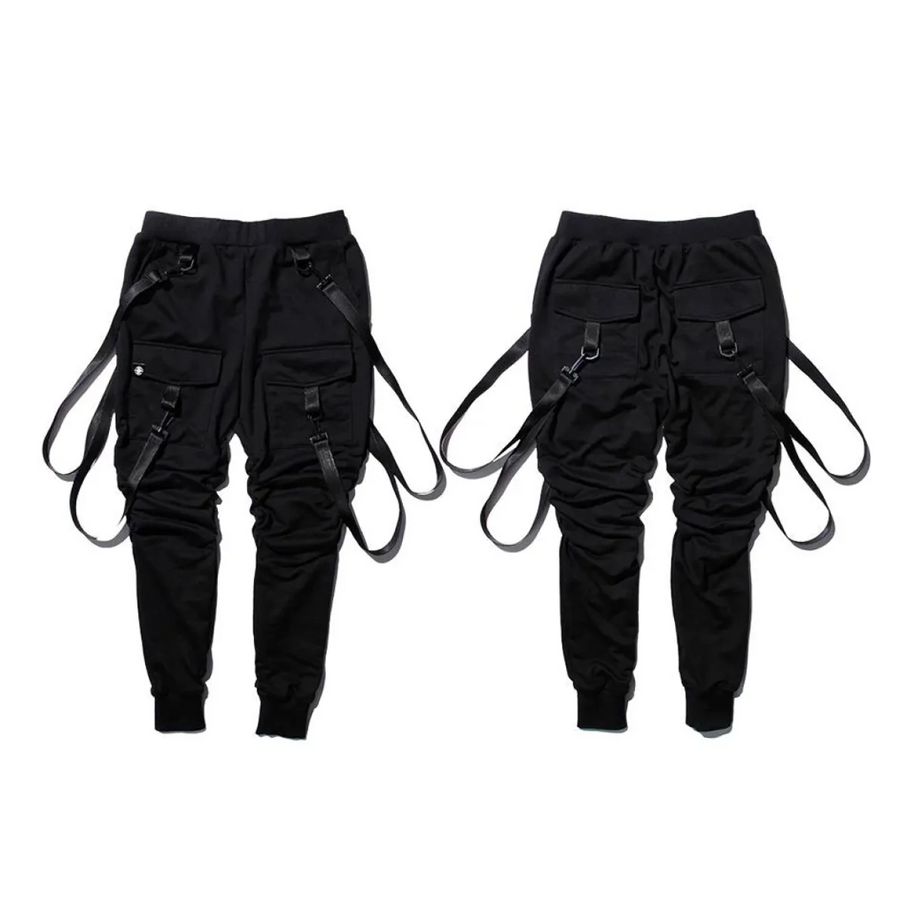 Patterned Cargo Sweatpants