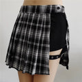 Pleated Gothic Mini Skirt – High Waist Punk Cosplay Shorts