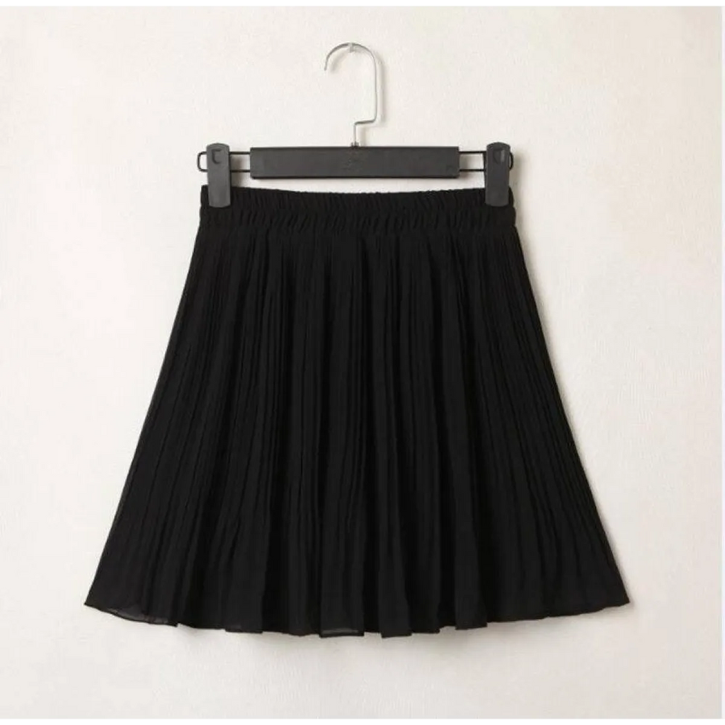 Pleated Mini Skirt Tulle