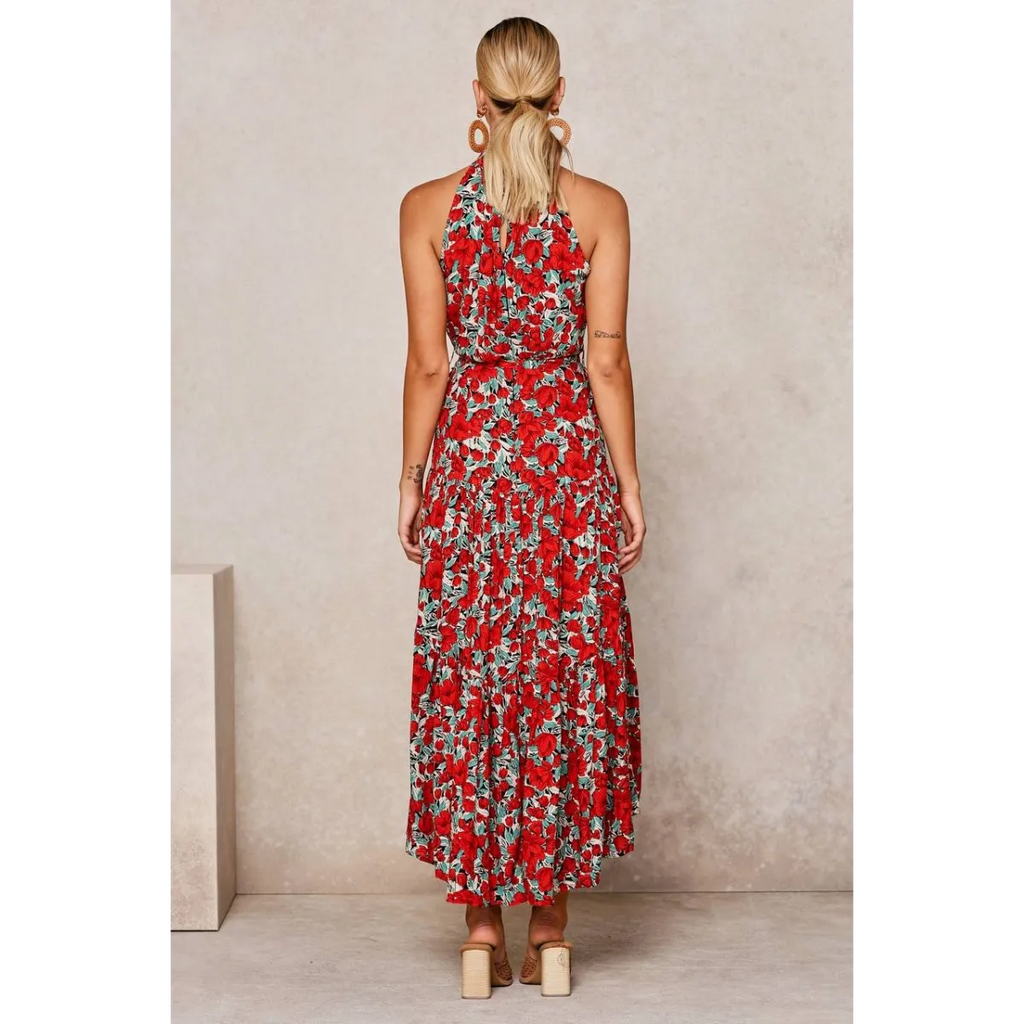 Polka Dot Halter Dress