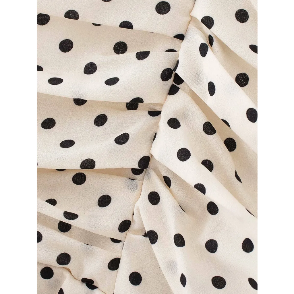 Mini Polka Dot Ruffle Skirt