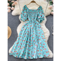 Puff Sleeve Party Dress