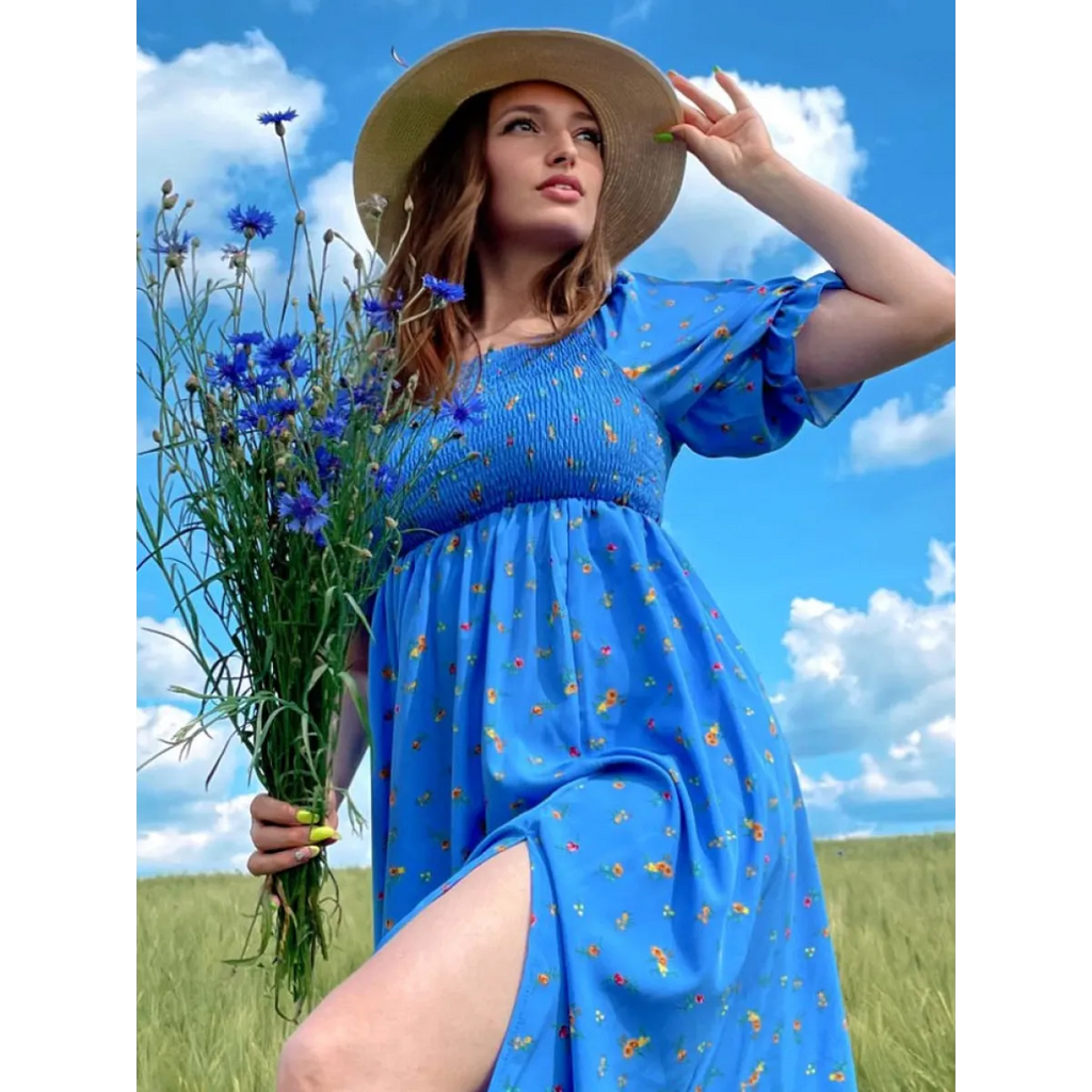 Puff Sleeve Party Dress