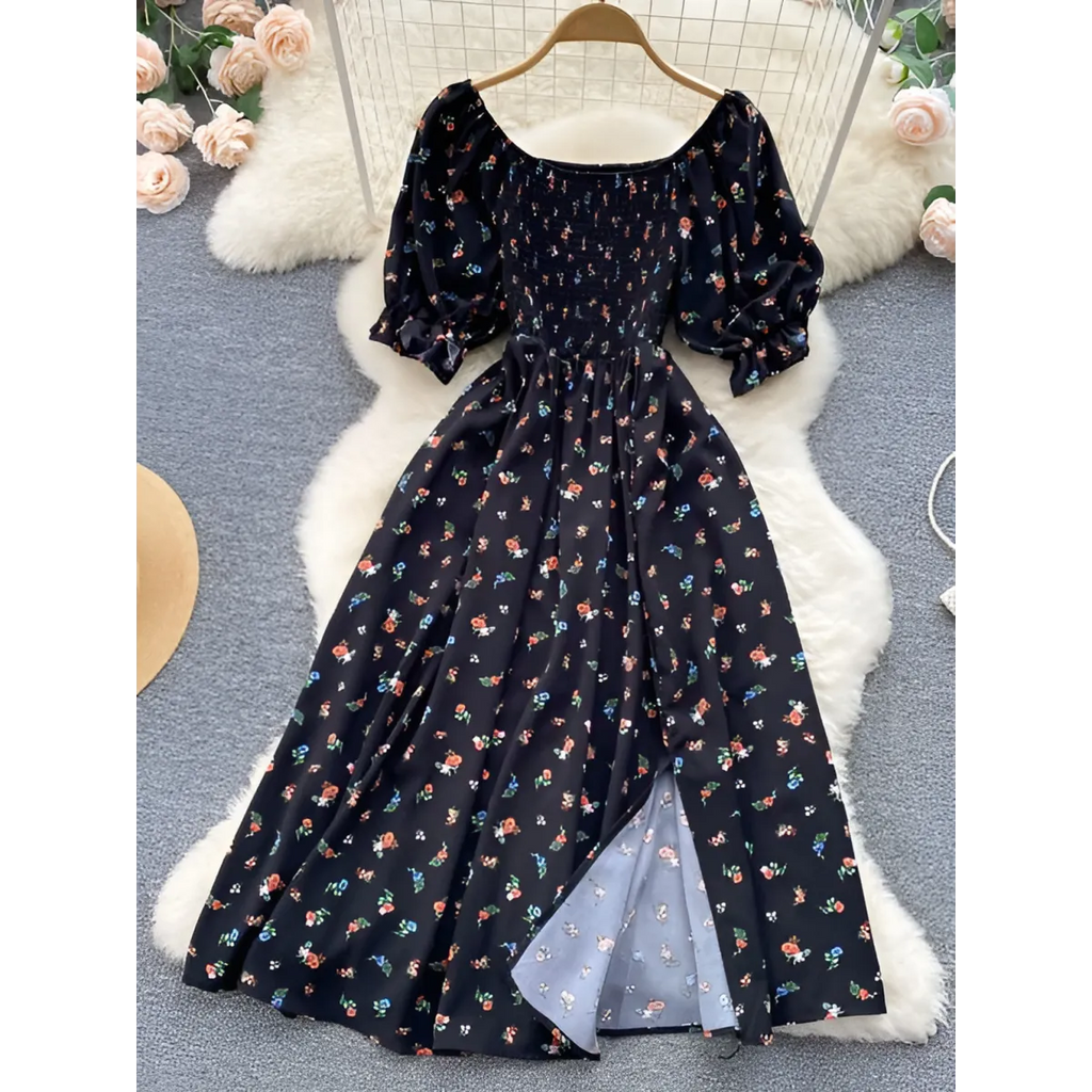 Puff Sleeve Party Dress