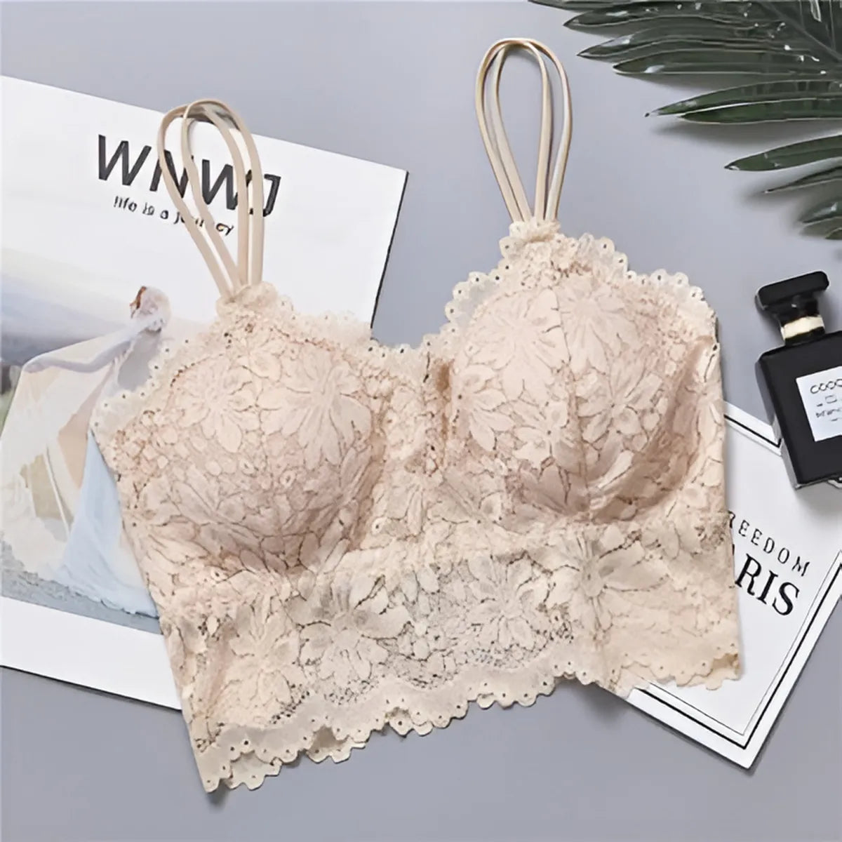 Lace V Neck Bralette