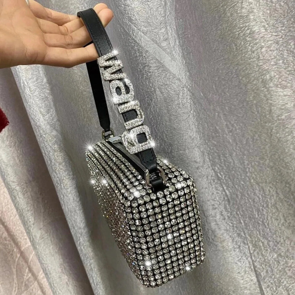 Rhinestone-Encrusted Handbag