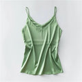 Sleeveless V-Neck Tops