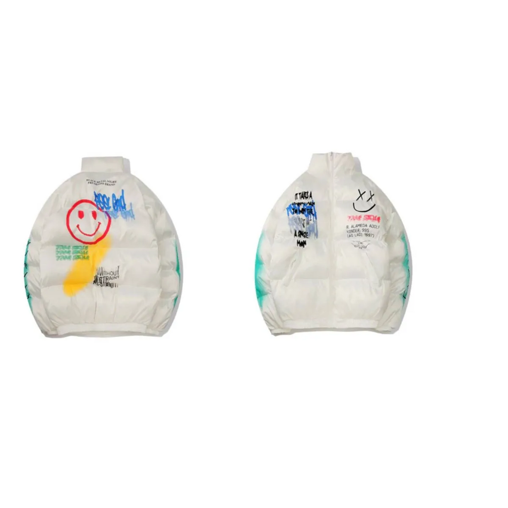 Smiley Face Puffer Jacket
