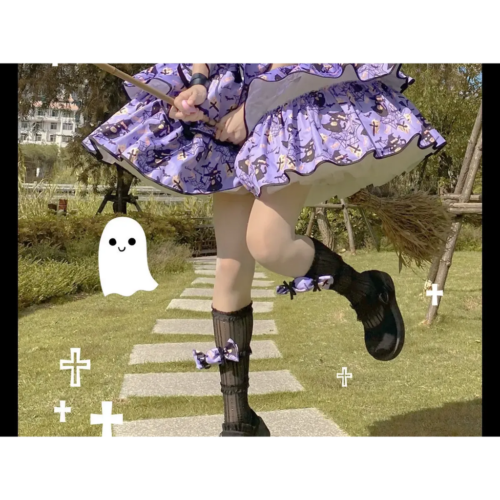 Sweet Lolita Bow Ruffle Dress