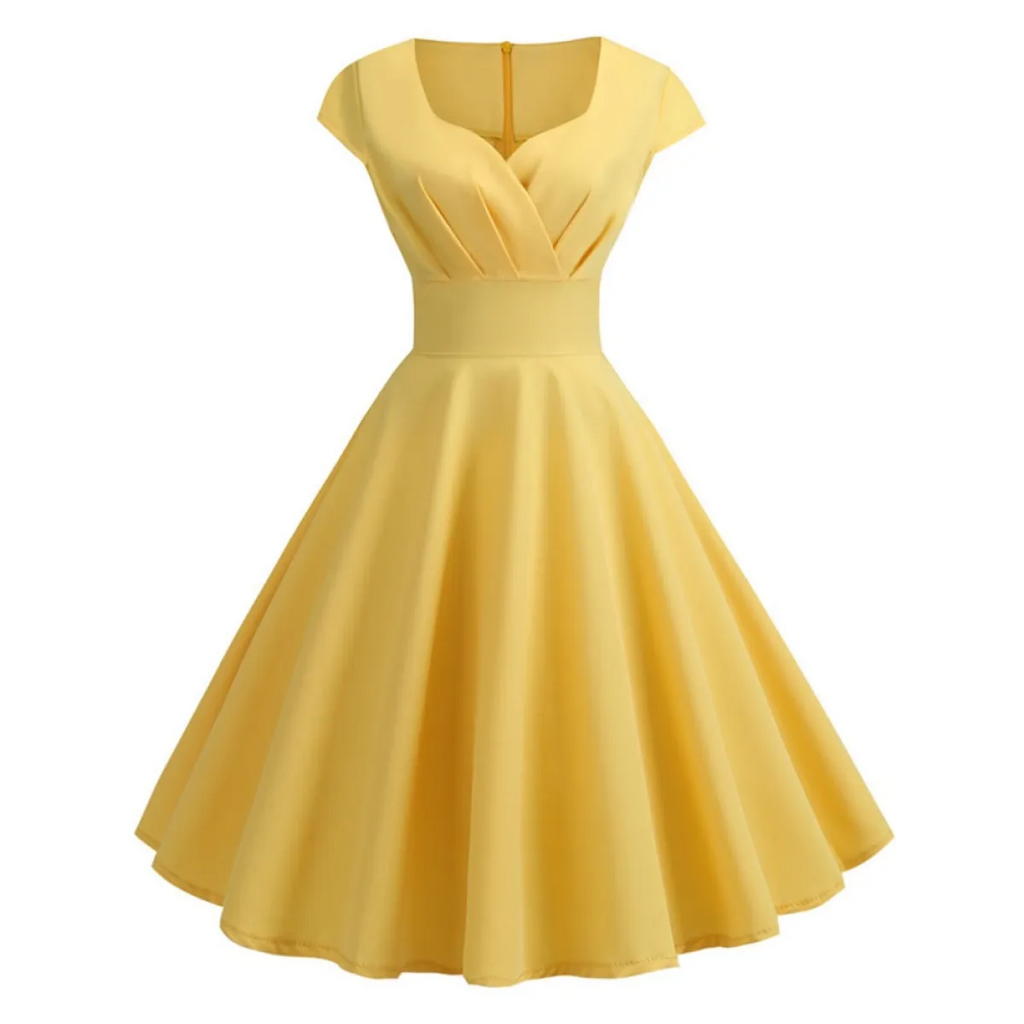 V Neck Swing Summer Dress