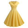 V Neck Swing Summer Dress