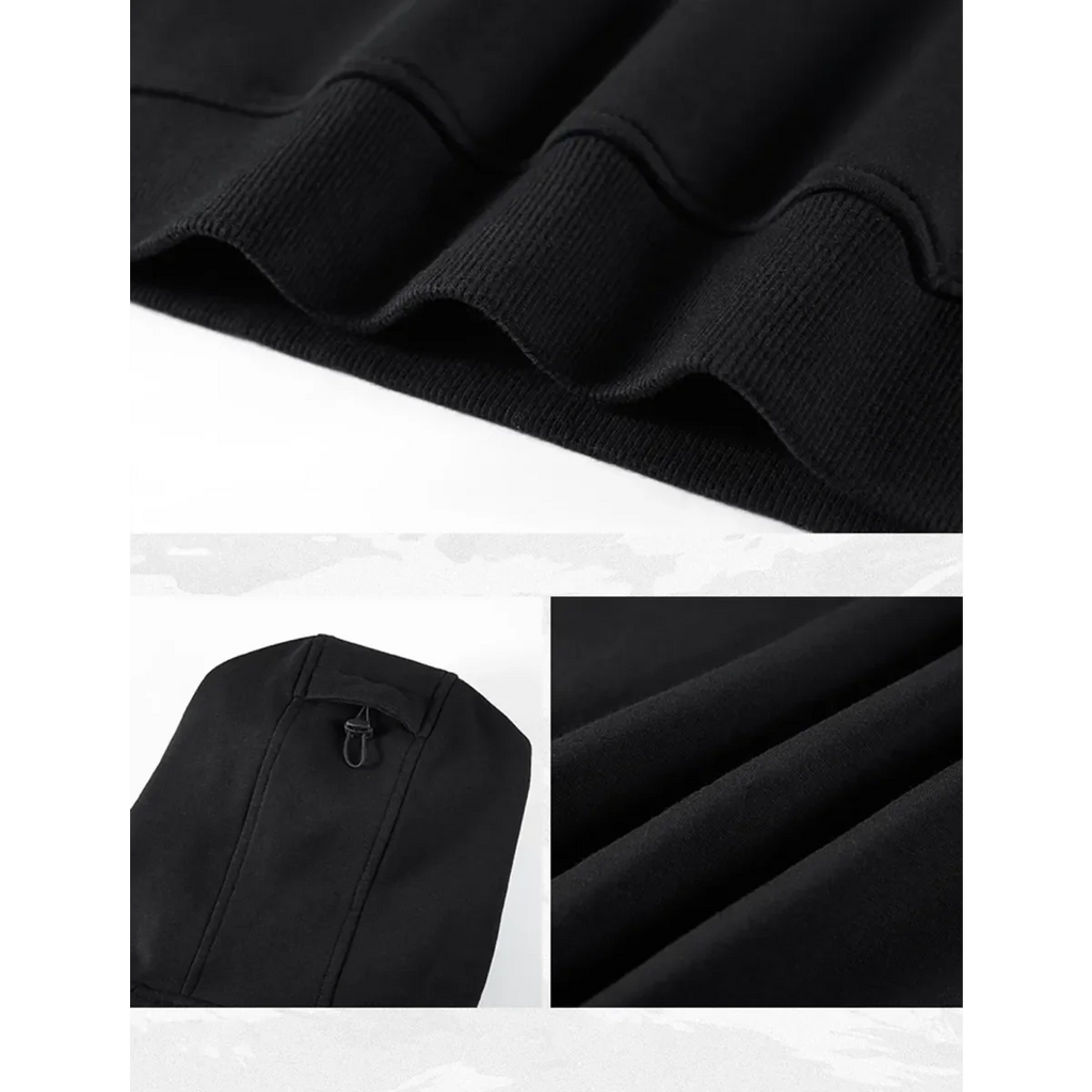 Techwear High Neck Hoodie