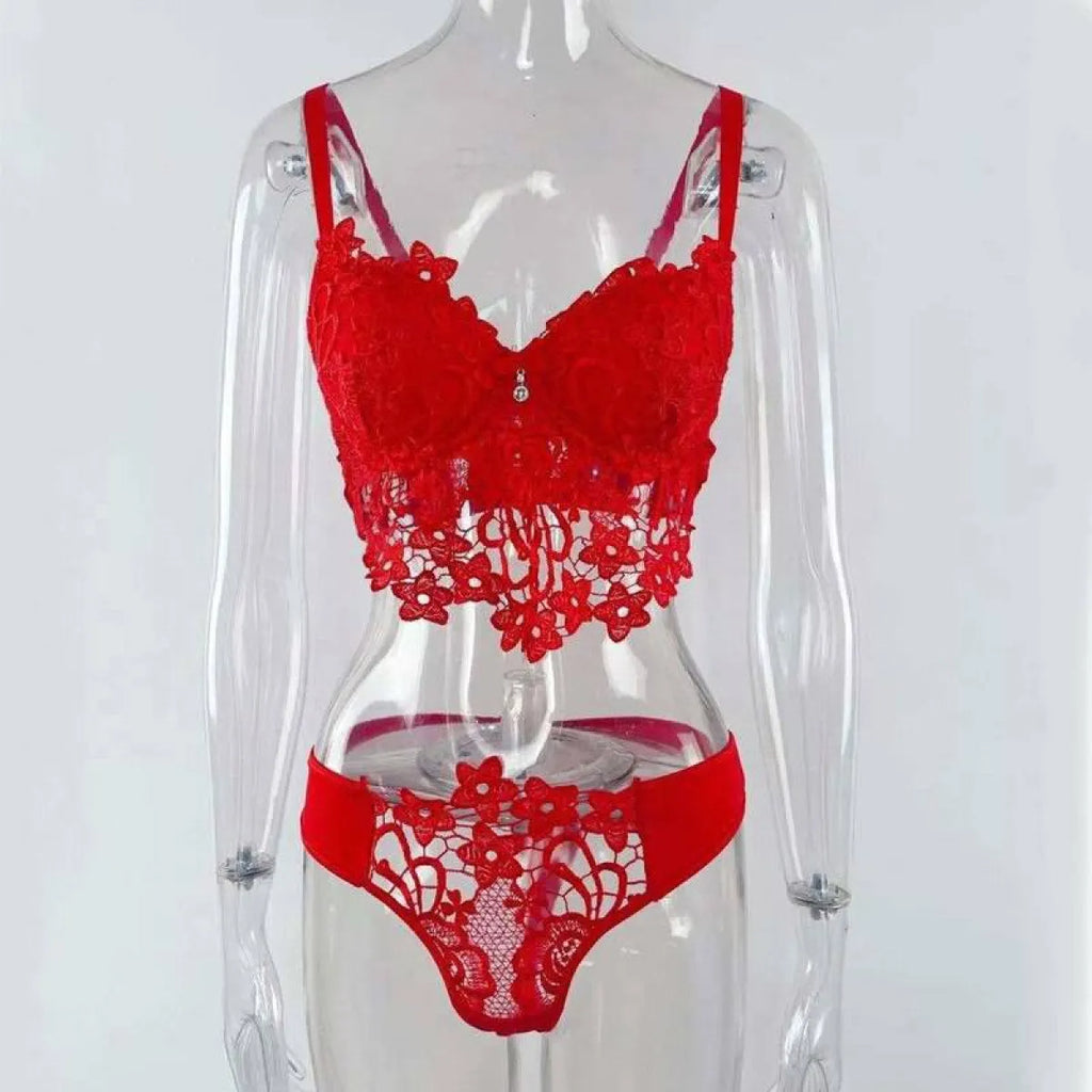 Sexy Two Pieces Lace Set