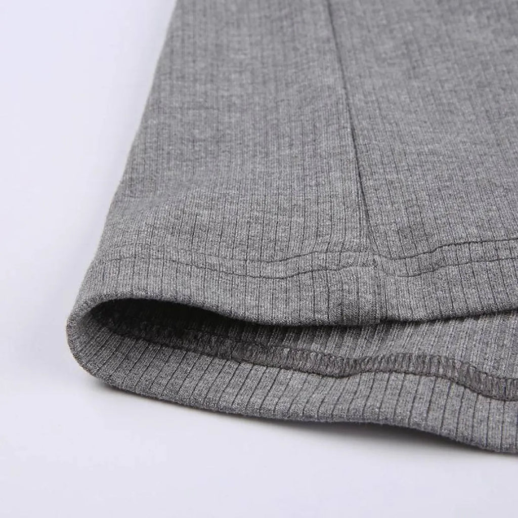 V-neck Knitted Dress