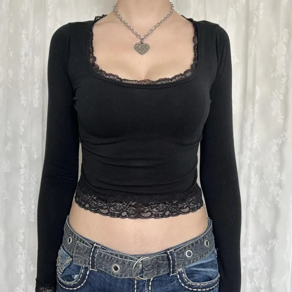 Vintage Graphic T-Shirt: Fairy Grunge Autumn Tops