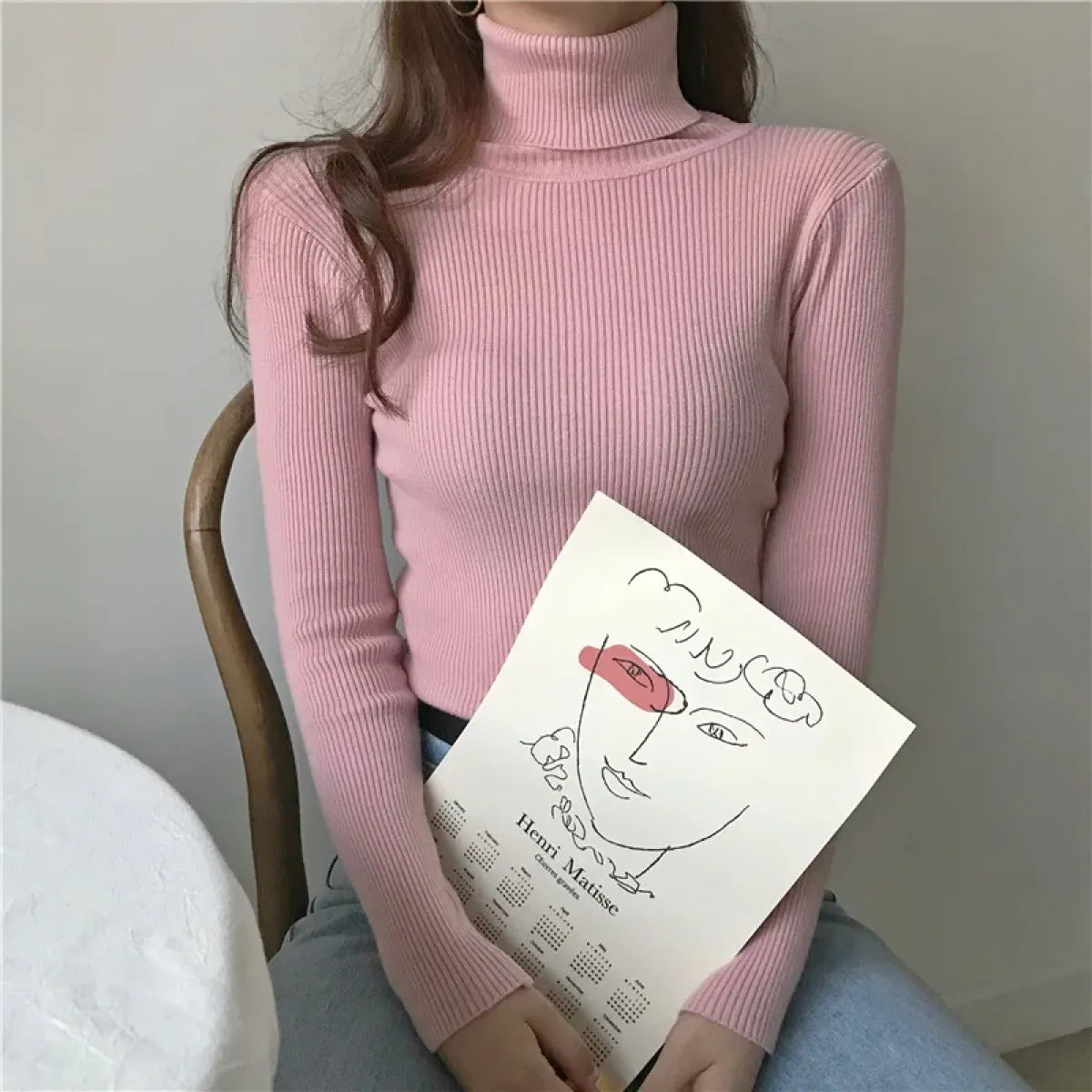 Vintage Harajuku Turtleneck Sweater