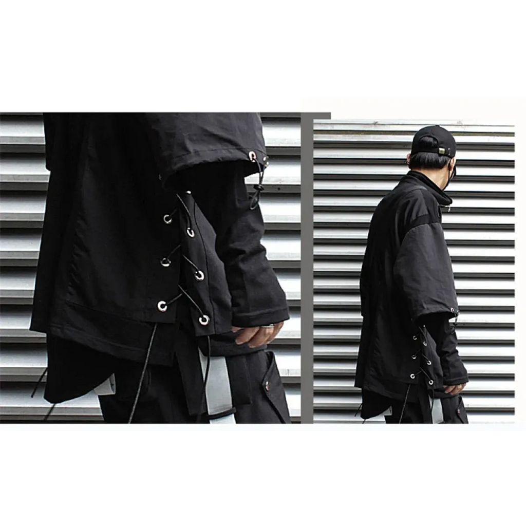 Techwear Zip Turtleneck Sweatshirt