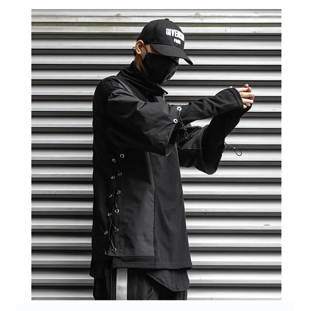 Techwear Zip Turtleneck Sweatshirt