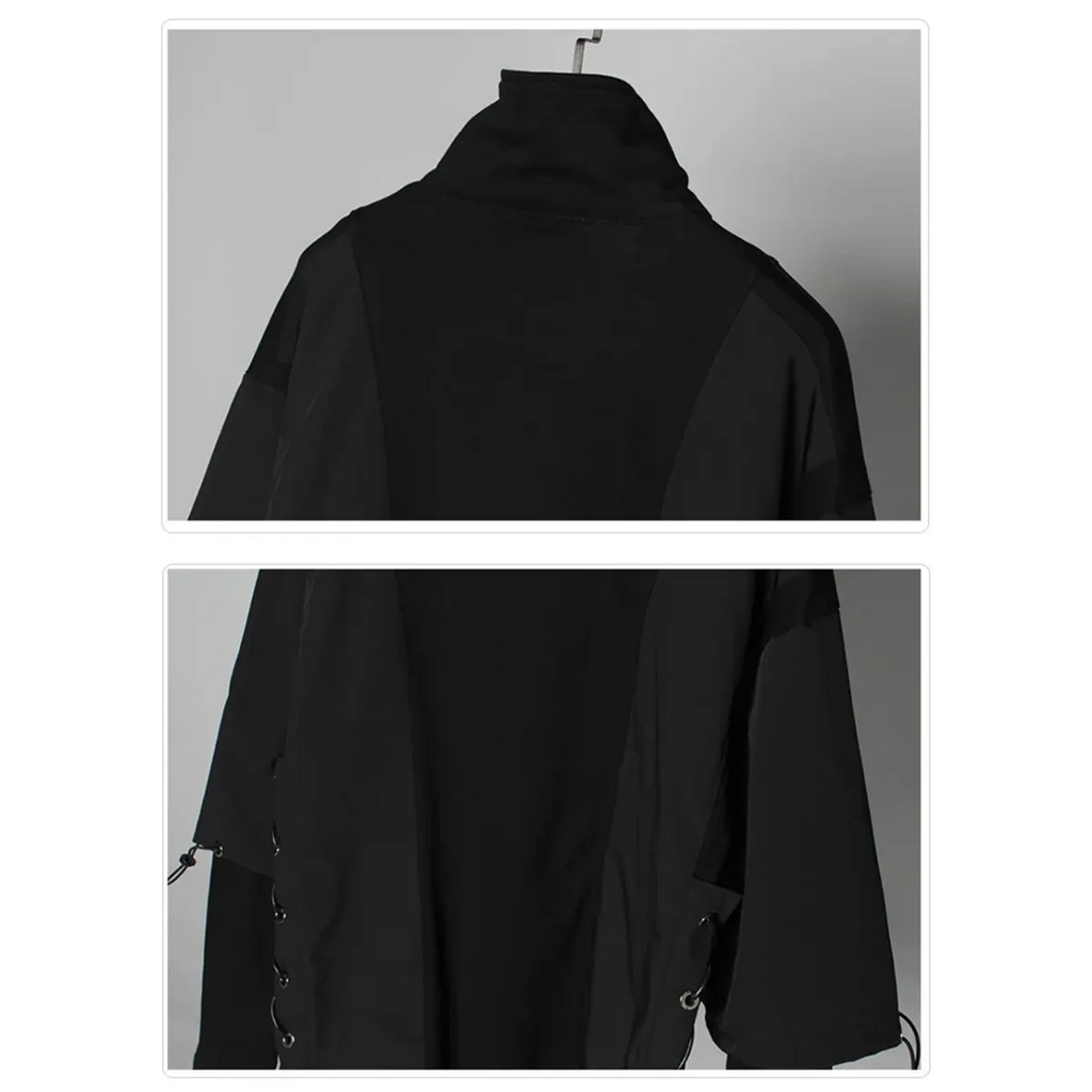 Techwear Zip Turtleneck Sweatshirt