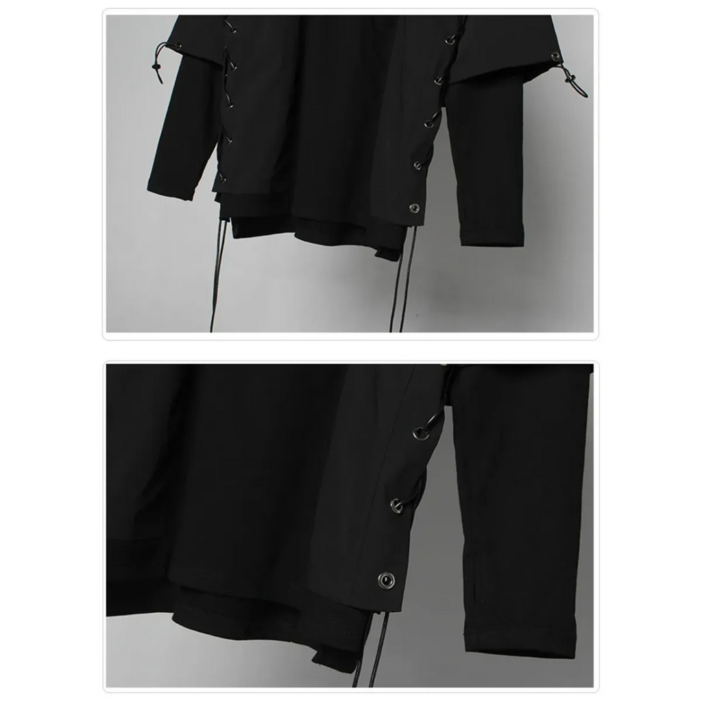 Techwear Zip Turtleneck Sweatshirt